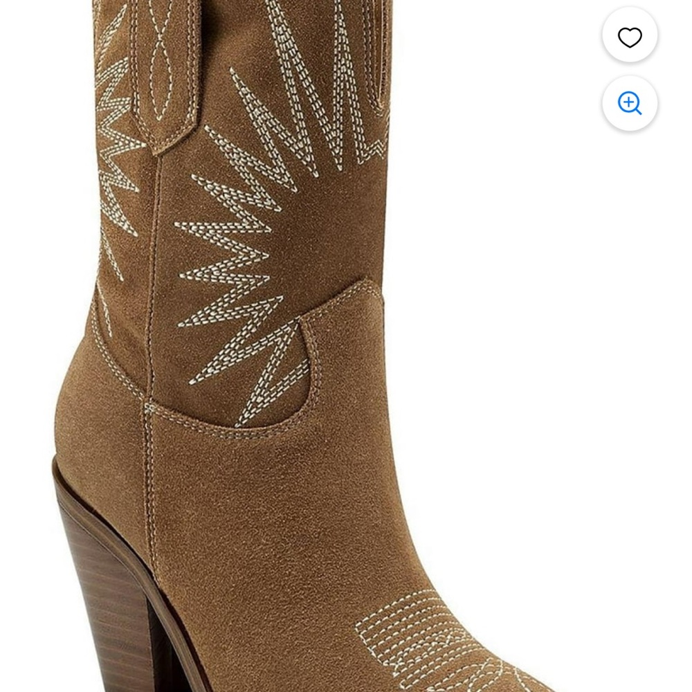 Marc Fisher Tan Heeled Boots
